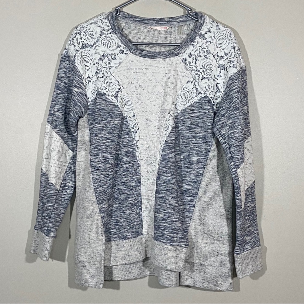 Rebecca Taylor Sweater Metallic Detail